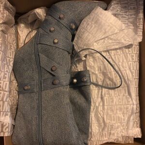 Steve Madden Denim high heel boots
